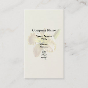 Yellow Day Lily Business Card