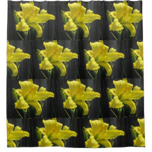 Yellow Day Lily Shower Curtain