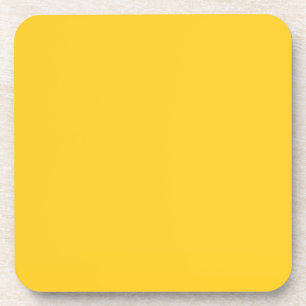 Yellow deep rich saturated solid sunshine coaster