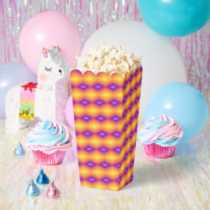 Yellow diamond colour blast favour box