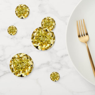 Yellow Diamond Confetti