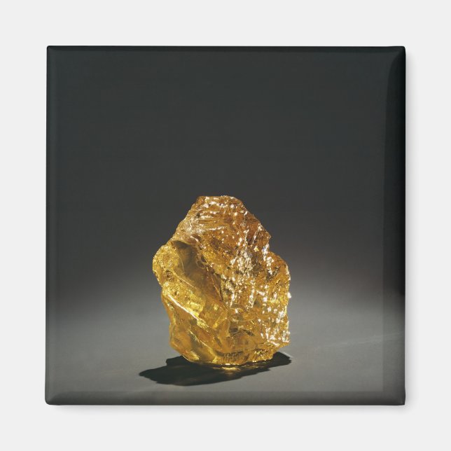 Yellow diamond in the rough magnet (Front)