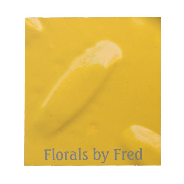 Yellow Diamondplate Notepad (Front)