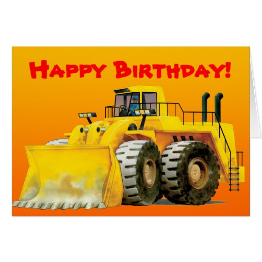 Yellow Digger Custom Card