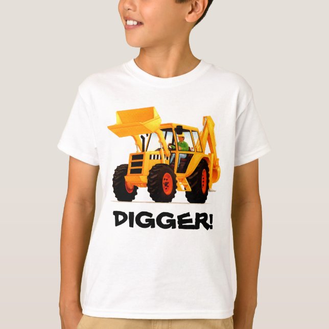 Yellow Digger T-Shirt (Front)