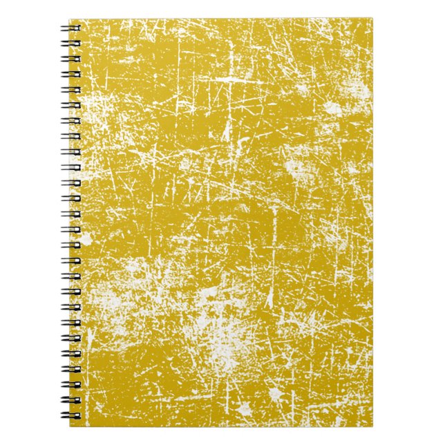 Yellow Distressed Notebook (Front)