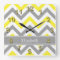 Yellow Dk Grey White LG Chevron Grey Name Monogram