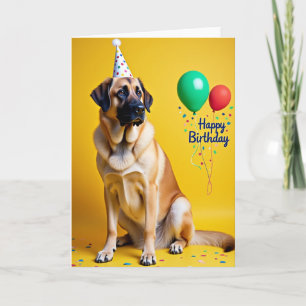 Yellow Dog Celebration Card