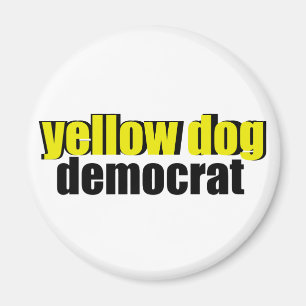 Yellow Dog Democrat Magnet