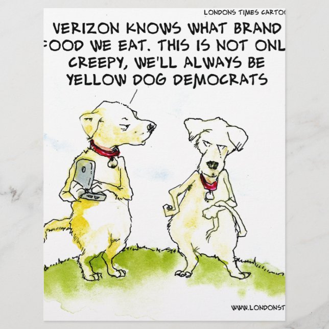 Yellow Dog Democrats Funny (Front)