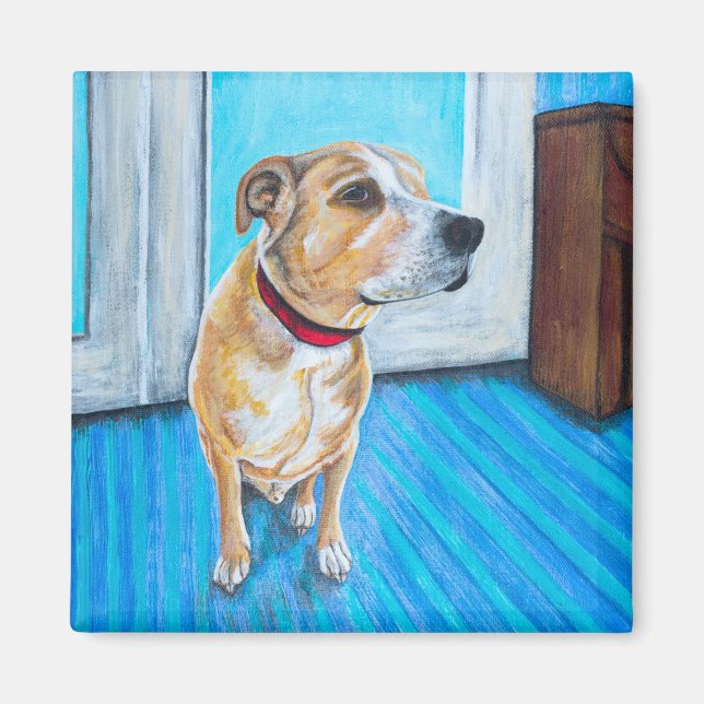 Yellow Dog Magnet (Front)