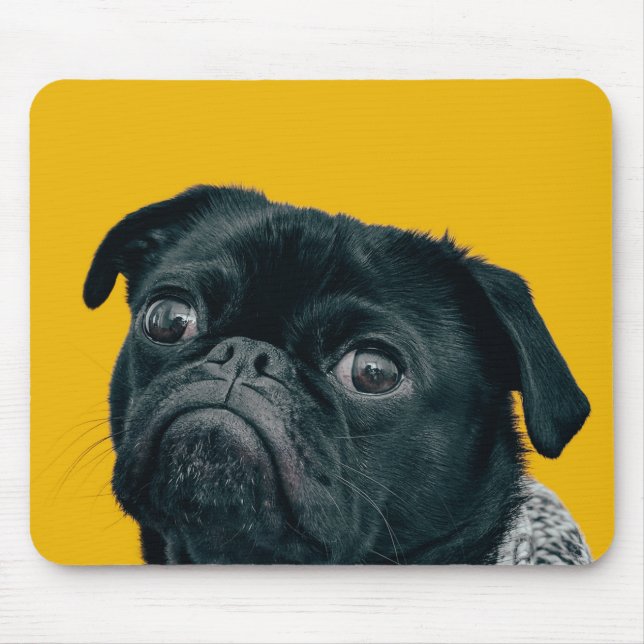 yellow dog mouse pad (Front)
