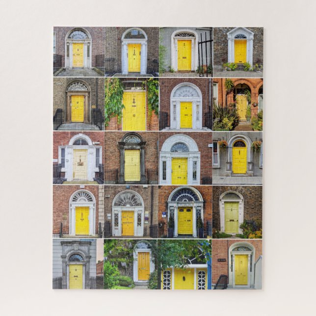 Yellow Doors of Ireland Jigsaw Puzzle (Vertical)