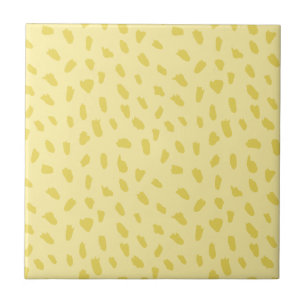 Yellow Dot Ceramic Tile