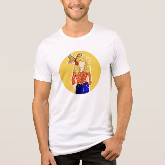 Yellow Dot Dolly T-shirt Tri-Blend Shirt