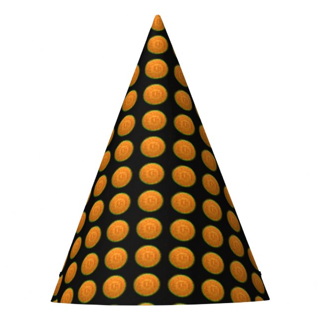 Yellow Dot party hats (Front)