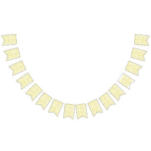 Yellow Dots and Spots Bunting