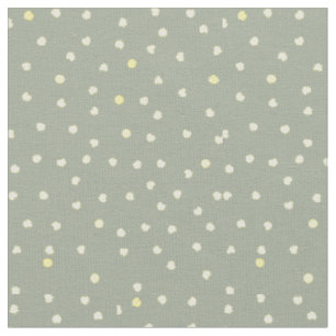 yellow dots in grey fabric