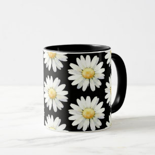 Yellow Dotted Daisy's Mug