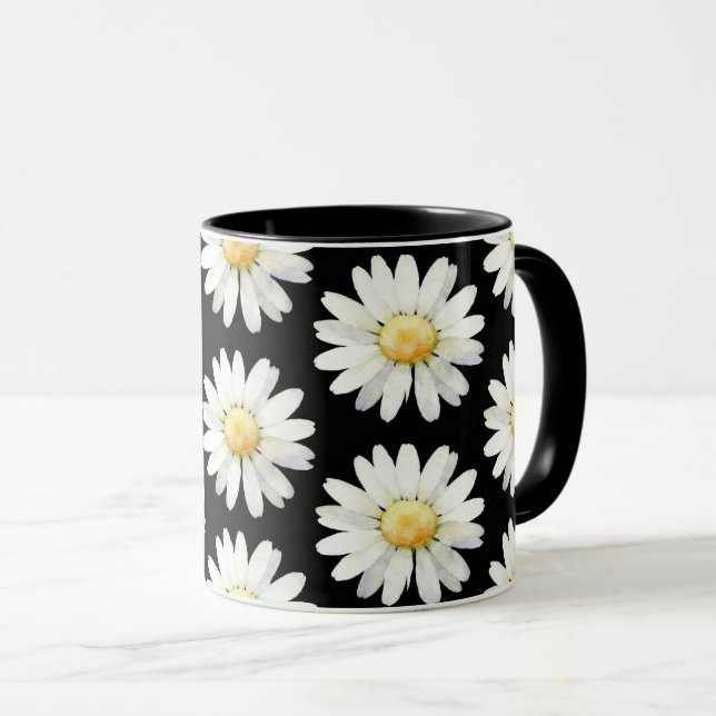 Yellow Dotted Daisy's Mug (Front Right)