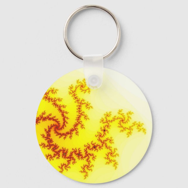 Yellow Dragon Keychain (Front)