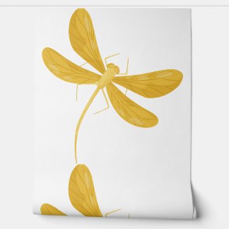 yellow dragonfly wallpaper