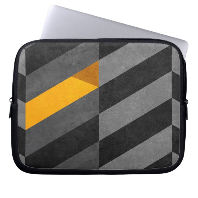 Yellow drawer laptop sleeve (Front)