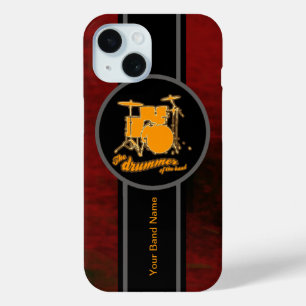 yellow drum customisable iPhone 15 case