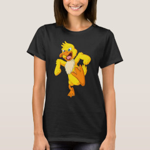 Yellow Duck Angry Evil   Poultry Organic Farmer Fa T-Shirt
