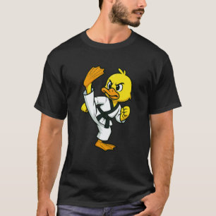 Yellow Duck Animal Lover Karate Taekwondo Boys Gir T-Shirt