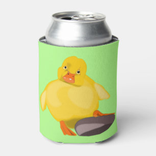 Yellow Duck Can Cooler