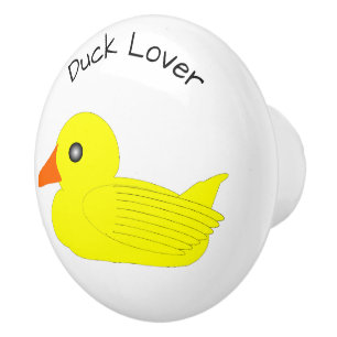 Yellow Duck Design Personalised Ceramic Knob