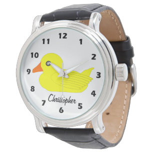 Yellow Duck Design Personalised Watch