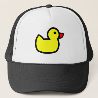 Yellow Duck Drawing Trucker Hat