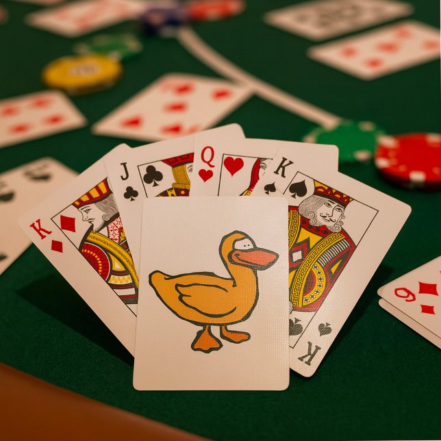 Yellow Duck Playing Cards (Creator Uploaded)