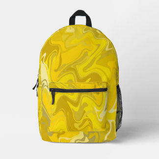 Yellow Duck Printed Backpack
