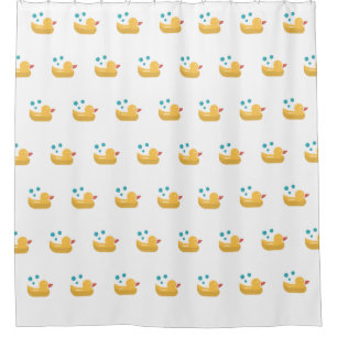 Yellow Duck Shower Curtain