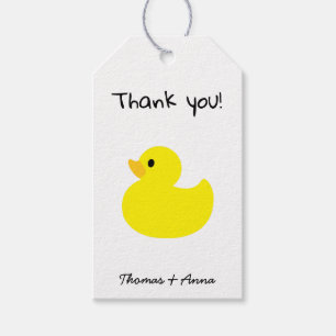 Yellow Duck - Thank You Gift Tags