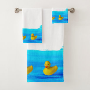 Yellow Duck Towel Set