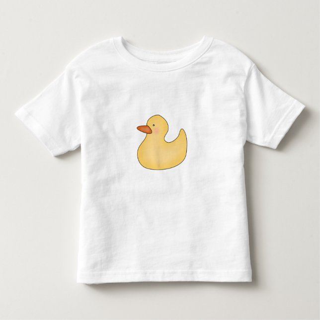 Yellow Duckie Toddler T-Shirt (Front)