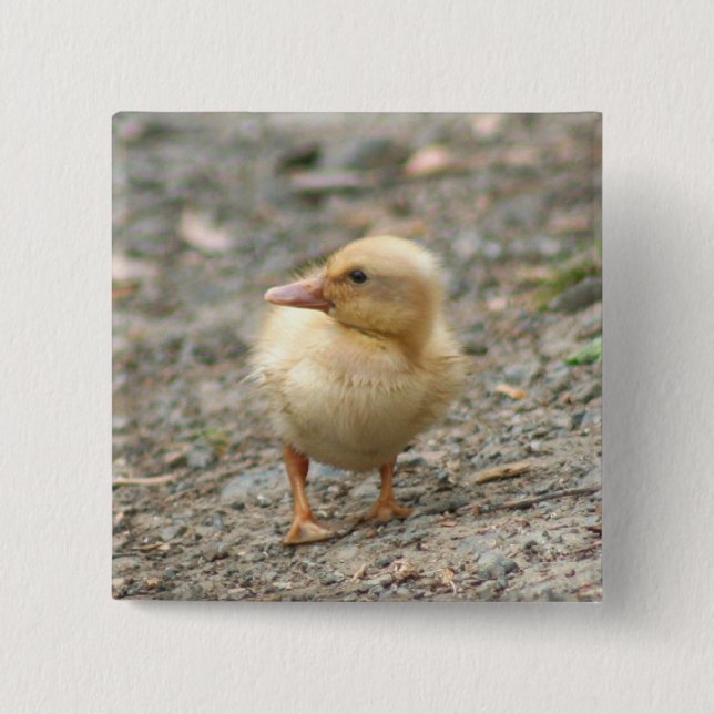 Yellow Duckling button (Front)