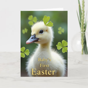 Yellow Duckling Easter Card