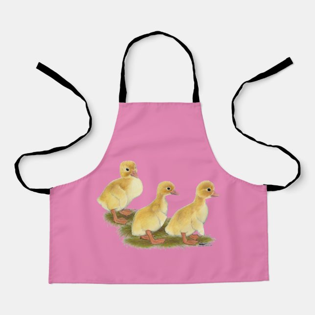 Yellow Ducklings Apron (Front)