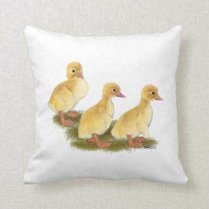 Yellow Ducklings Cushion