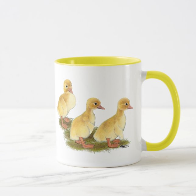 Yellow Ducklings Mug (Right)
