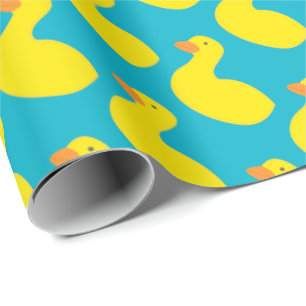 Yellow Ducks Custom Wrapping Paper