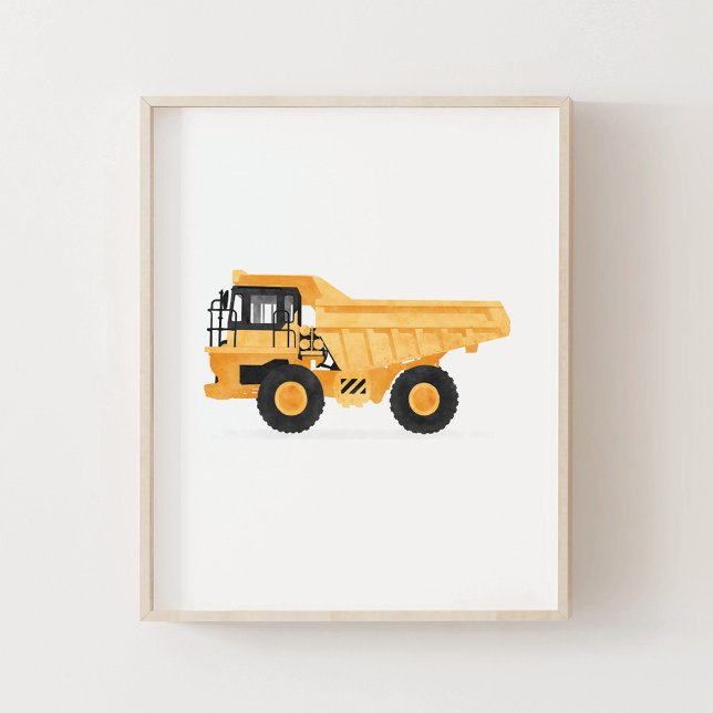 Yellow Dump Truck Kids Construction Vehicle Decor (Creator Uploaded)