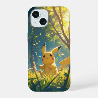 Yellow Electric Mouse  iPhone 15 Case