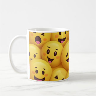 😊 Yellow Emoji Cup – Sip with a Smile! ☕💛