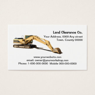 Excavation Business Cards | Zazzle.com.au